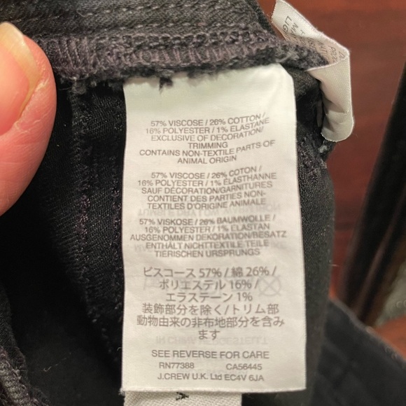 Madewell Women’s Black Roadtripper skinny crop jeans Size 27 - Picture 5 of 7